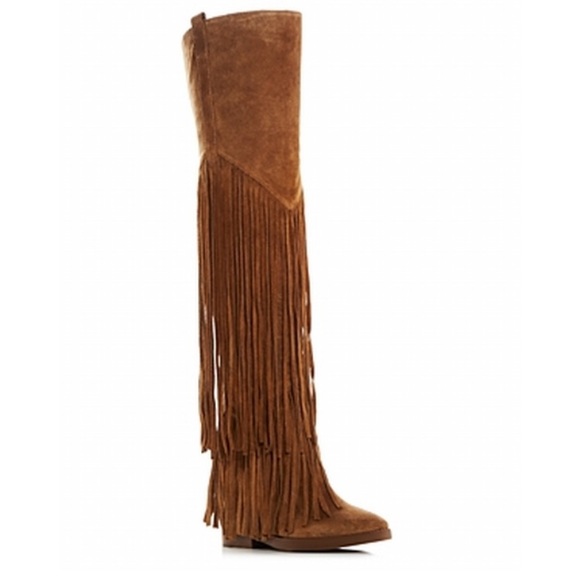Ash Shoes - Ash Gipsy Over the Knee Fringe Boots